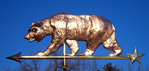 Cal Bear Weathervane