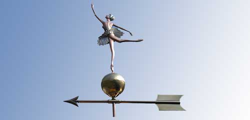 Ballerina Weathervane