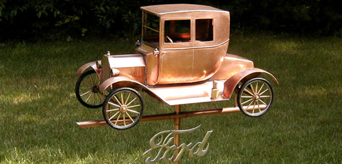 Model T Ford Weathervane
